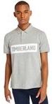 Polo Timberland Men SS Pink Brook Logo Pique Medium Grey Heather-XXL