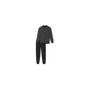 Pyjama Schiesser Men 180263 Anthracite-Maat 54