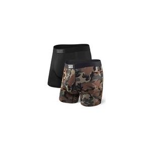 Boxershort Saxx Men Vibe Black / Wood Camo 2-Pack-XXL