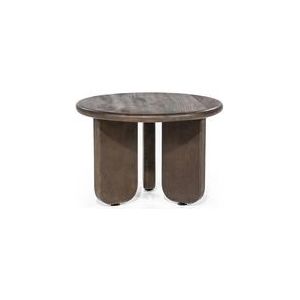 Industriële salontafel by-boo jafar 55x55 cm bruin hout - meubels outlet |  | beslist.nl