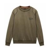 Napapijri - B-Aren Crew - Trui - Groen - Relaxed Fit - 100% Katoen