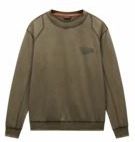 Napapijri - B-Aren Crew - Trui - Groen - Relaxed Fit - 100% Katoen