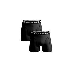 Boxershort Muchachomalo Men Microfiber Black Black (2-Delig)-L