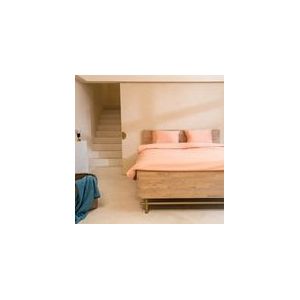 Dekbedovertrek Kayori Giza Roze Satijn-240 x 200 / 220 cm | Lits-Jumeaux