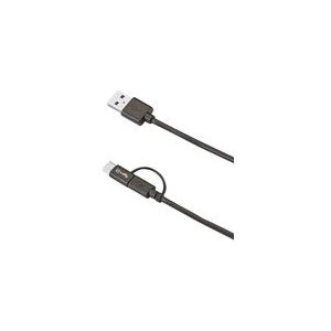 Kabel Celly Micro USB-C Adapter Zwart (1 meter)