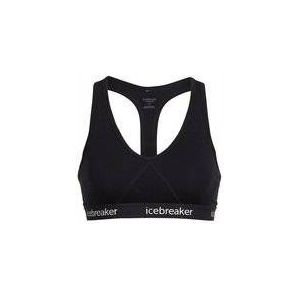 Sport BH Icebreaker Womens Sprite Racerback Bra Black Black-XS