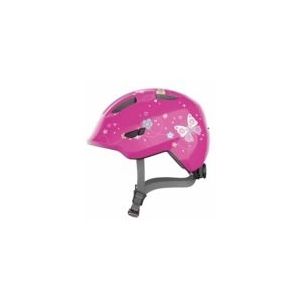 Helm Abus Kids Smiley 3.0 Pink Butterfly-45 - 50 cm