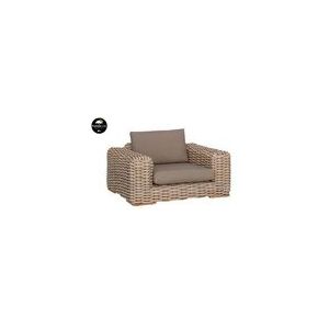 Loungestoel Applebee FFF Lounge 145 Wicker Silk Taupe