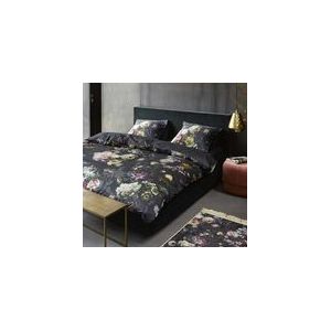 Dekbedovertrek Essenza Fleur Nightblue Satijn-240 x 200 / 220 cm | Lits-Jumeaux