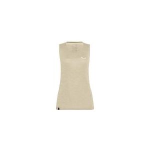 Tanktop Salewa Women Puez Graphic Dry Oatmeal Melange-XL