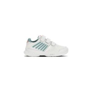 Tennisschoen K Swiss Kids Court Express Strap Omni White Niles Desert Flower-Schoenmaat 29,5