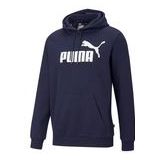 Trui Puma Men Essentials Big Logo Hoodie Blue-XL
