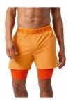 Björn Borg - Borg 2 In 1 Shorts - Sportbroek - Sun Orange