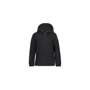 Jas Icepeak Kids Konan Jr Softshell Jacket Black-Maat 140