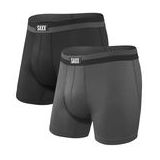 Boxershort Saxx Men Sport Mesh Black/Graphite 2-Pack-M