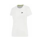 Tennisshirt Dunlop Girls Ap Club Crew Tee White-Maat 152