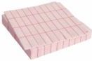 Servet HAY Pattern Napkins Dinner Light Pink And Red Grid (Set van 20)-40 x 40 cm