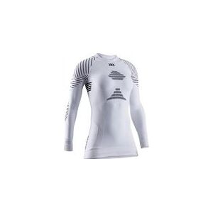 Ondershirt X-Bionic Women Invent 4.0 Round Neck Lg Sl Black/White-L