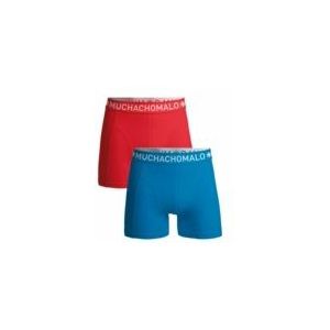 Boxershort Muchachomalo Men Solid Blue Pink ( 2-Pack )-S