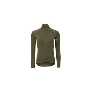 Fietsshirt AGU Women Thermo LS Essential Army Green-XXL