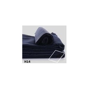 Topper Hoeslaken Dommelin 10-14 cm Zwart (Percal 200TC)-120 x 220 cm
