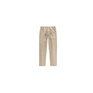 Broek OAS Men Beige Linen Long Pant-L