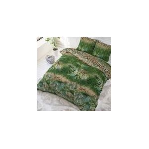 Dekbedovertrek Sleeptime Trendy Jungle Green Katoen-200 x 220 cm