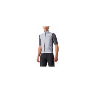 Fietsvest Castelli Men Squadra Stretch Vest Silver Gray/Dark Gray-S