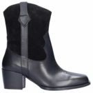 Dameslaars JJ Footwear Strout Zwart Kuitmaat XXL-Schoenmaat 36