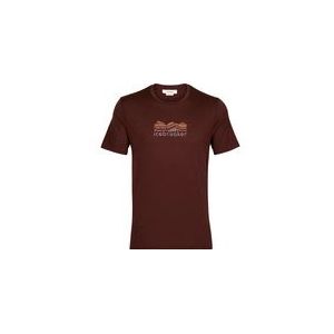 T-Shirt Icebreaker Men Tech Lite II SS Tee Mountain Geology Loden-S