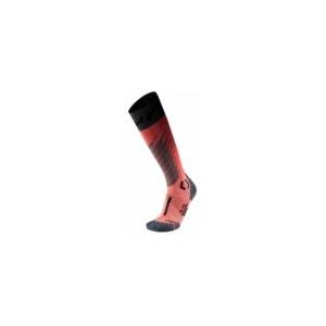 Skisok UYN Women One Merino Pink/Black-Schoenmaat 41 - 42