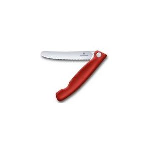 Tomatenmes Victorinox Swiss Classic Inklapbaar Gekarteld Rood