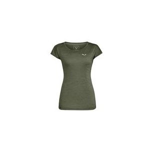 T-Shirt Salewa Women Puez Melange Dry Dark Olive Melange-M