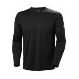 Ondershirt Helly Hansen Men Tech Crew LS 2.0 Ebony-XXL
