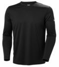 Ondershirt Helly Hansen Men Tech Crew LS 2.0 Ebony-XXL