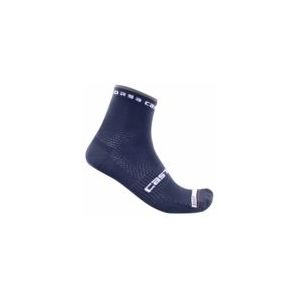 Fietssok Castelli Unisex Rosso Corsa Pro 9 Sock Belgian Blue-Schoenmaat 35 - 39