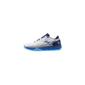 Tennisschoen Mizuno Men Wave Enforce Court CC White Estate Blue River Blue-Schoenmaat 45