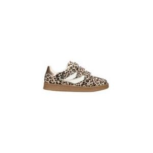 Sneaker POSH by Poelman Women Billie White With Animal Print-Schoenmaat 42