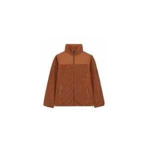 Maium - Teddy Cardigan - Vest - Brick Brown - 100% Gerecycled Polyester