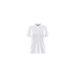 Polo Craft Women Core Blend Polo Shirt White-S