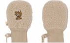 Want Konges Sløjd Safa Baby Mittens Oxford Tan-6-9 maanden