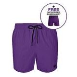 Zwembroek Muchachomalo Boys Solid Pinkish Purple-Maat 122 / 128
