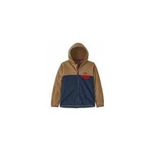 Vest Patagonia Kids Micro D Snap-T New Navy Grayling Brown-L