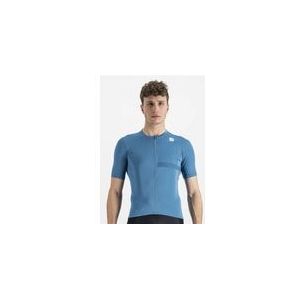 Fietsshirt Sportful Men Matchy Short Sleeve Jersey Berry Blue-L