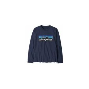 Patagonia - L/S P-6 Logo - T-Shirt - New Navy