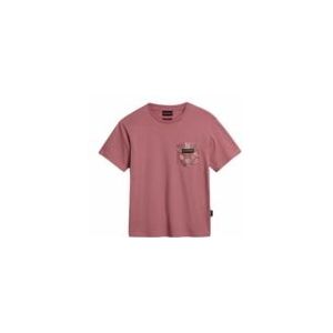 T-Shirt Napapijri x Liberty Women Candolle PB1 Pink Lulu-M