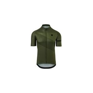 Fietsshirt AGU Men Striped Essential Army Green-S