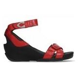 Sandalettes Wolky Women Era Mustang Leather Red-Schoenmaat 42
