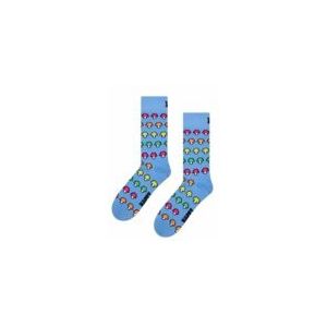 Happy Socks - Mushroom Stripe - Sokken - Lichtblauw - Unisex