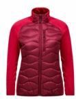 Peak Performance - Helium Hybrid Down Jacket - Damesjas - Vertical Zenith Tech Burgundy